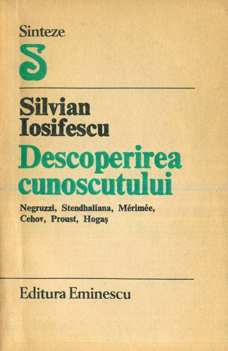 Silvian Isoifescu - Descoperirea cunoscutului