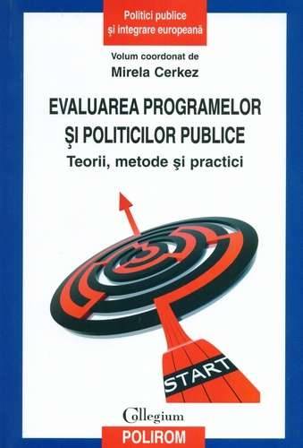 Mirela Cerkez - Evaluarea programelor și politicilor publice