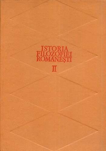 Istoria filozofiei româneşti (vol. 2)
