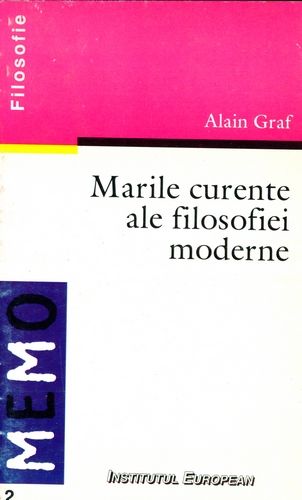 Alain Graf - Marile curente ale filosofiei moderne