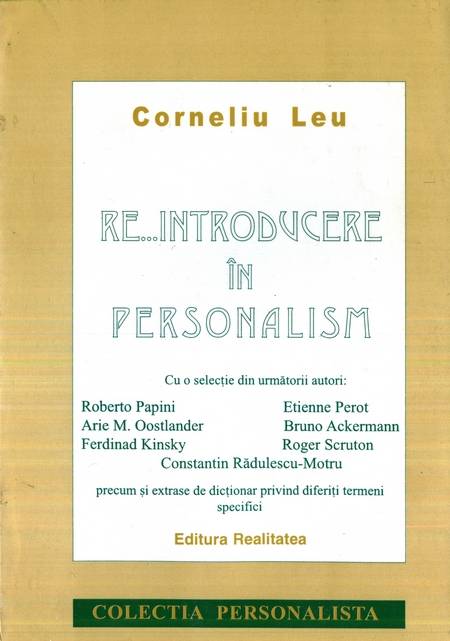 Corneliu Leu - Re...introducere în personalism