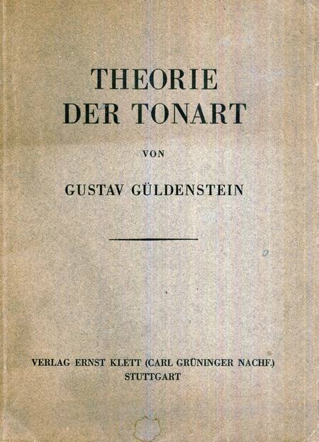 Gustav Guldenstein - Theorie der Tonart