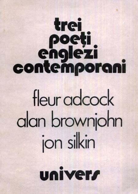 Trei poeți englezi contemporani - Antologie - Click pe imagine pentru închidere