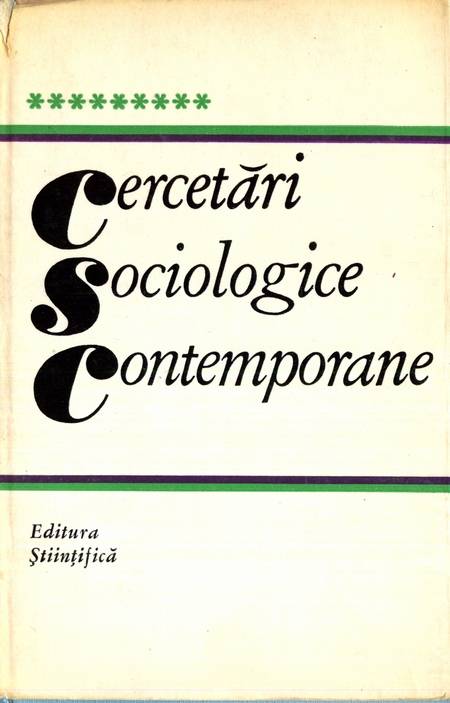Miron Constantinescu - Cercetări sociologice contemporane