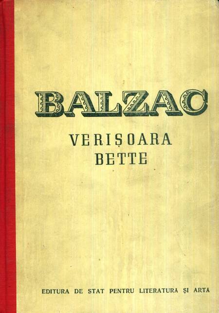 Honore de Balzac - Verișoara Bette