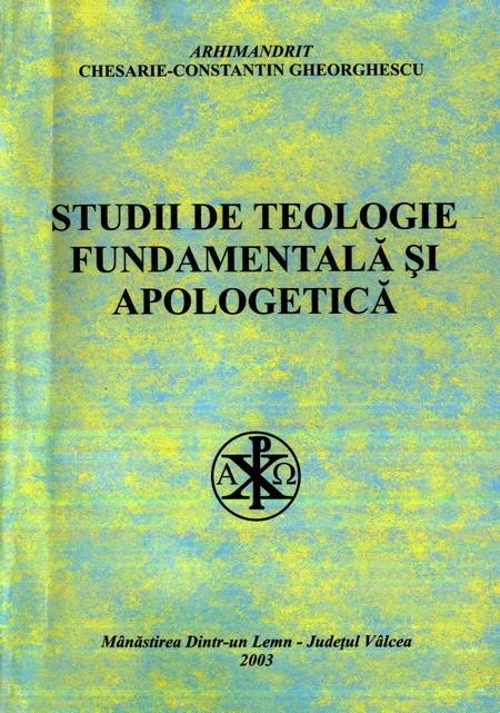 Studii de teologie fundamentală și apologetică
